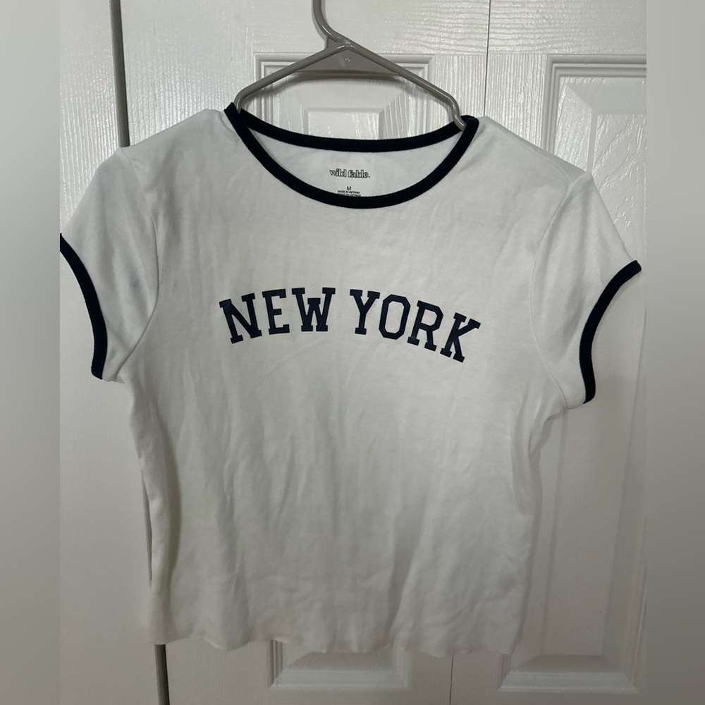 New York Navy Baby Tee
